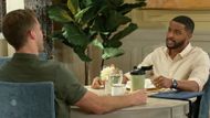 Beyond the Gates: Jacob tries to tell his friend Derek, that triathlons take months to prepare for | Image: CBS